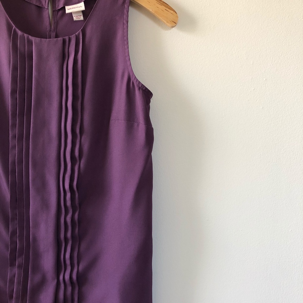 Merona Ruffle Front Sleeveless Blouse